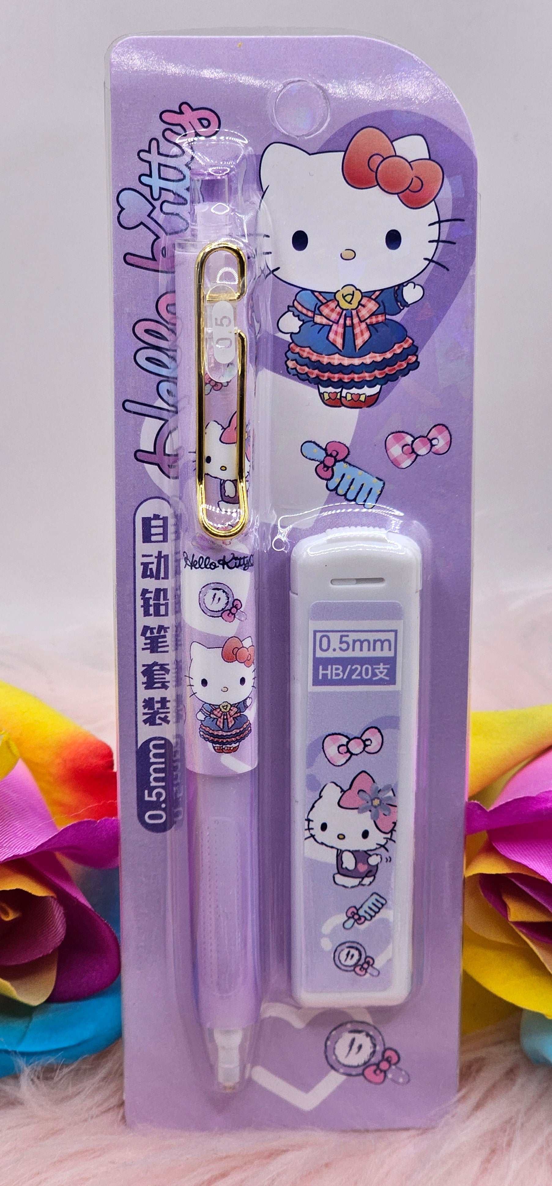 Hello Kitty Mechanical Pencil Set