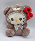 Bear Costume Hello Kitty Plush Keychain
