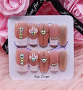 Celestial Glam 10pc Press-On Nail Set - Large