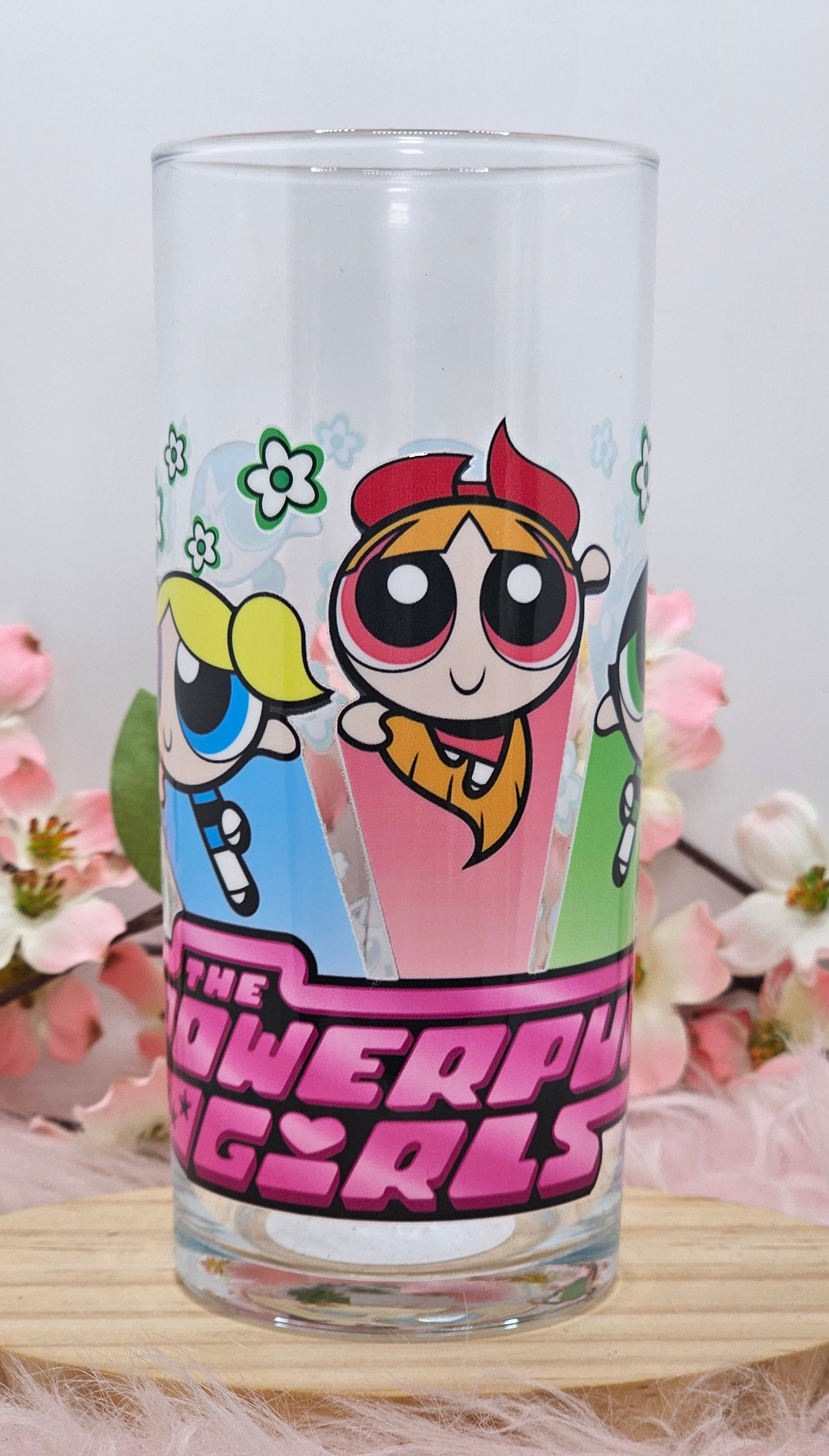 Powerpuff Girls Glass