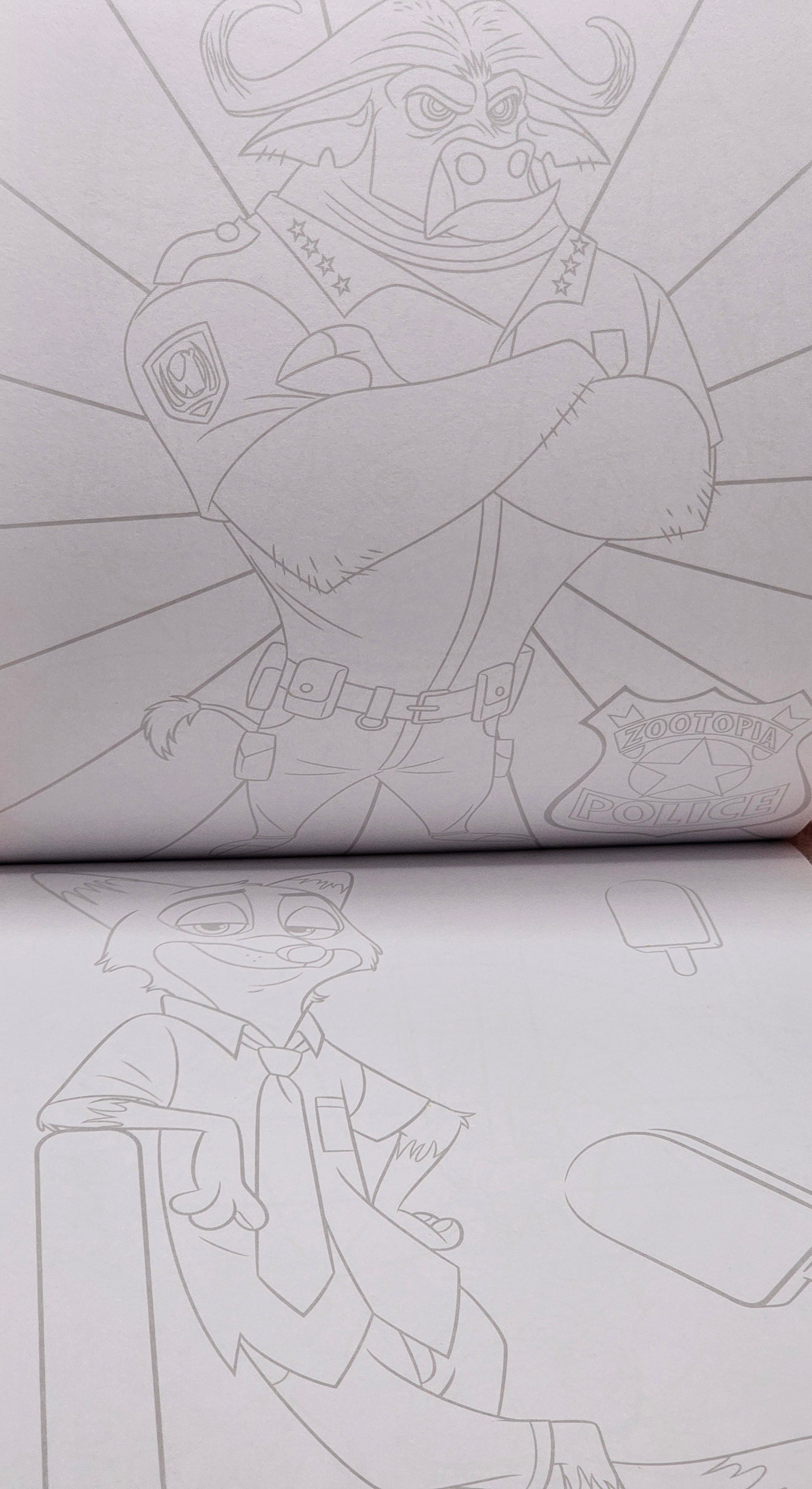Zootopia Colouring Book