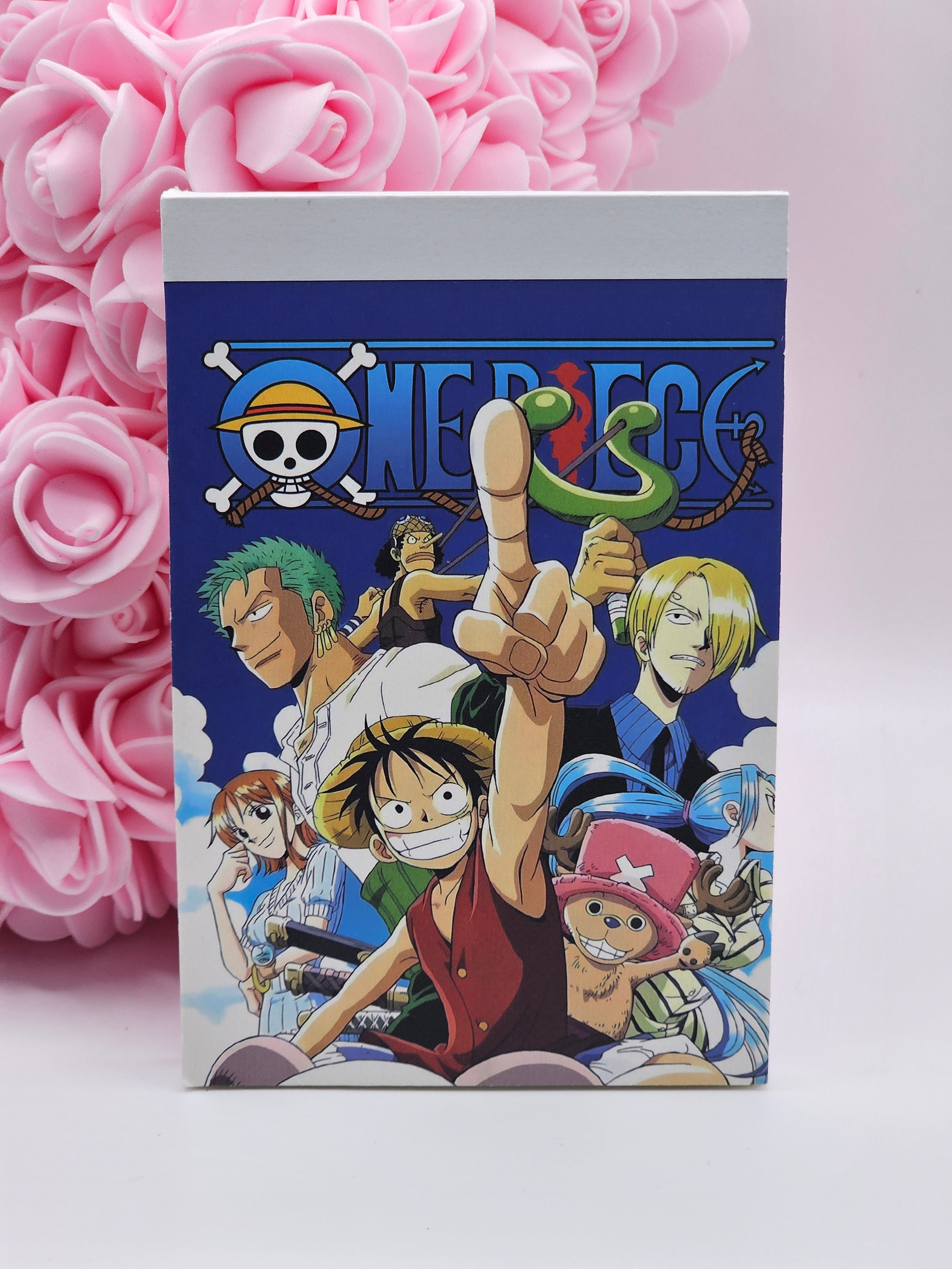 One Piece A6 Memo Pad - Straw Hat Crew
