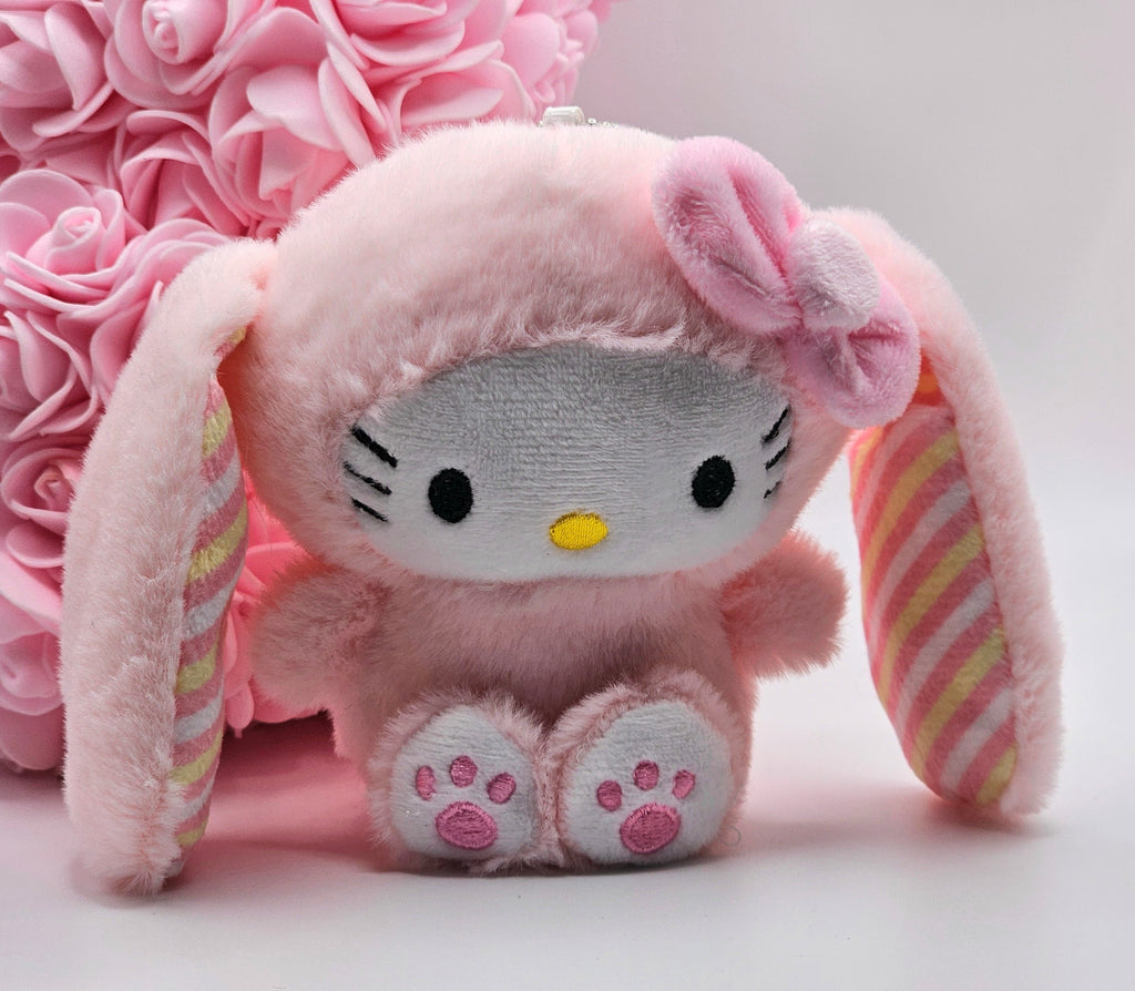 Bunny HK Plush Keyring