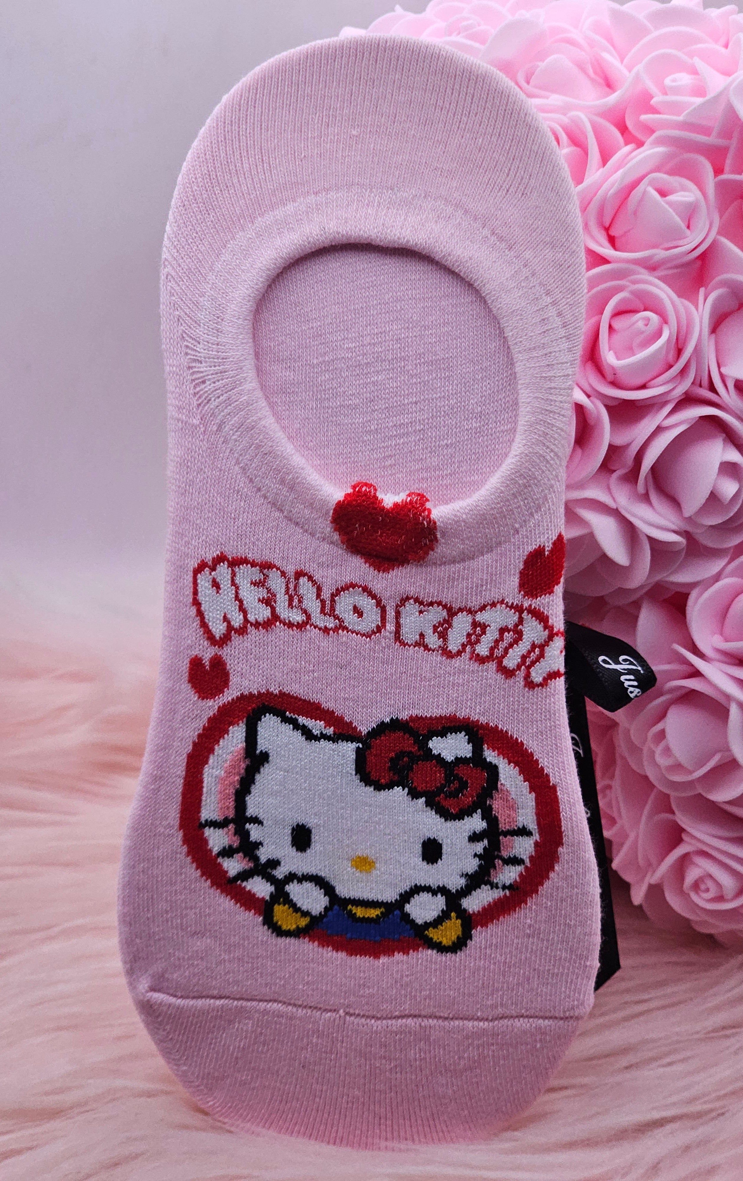 Hello Kitty “HELLO KITTY” Heart Invisible Socks