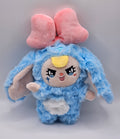 Baby Three Bunny Plush Keyring