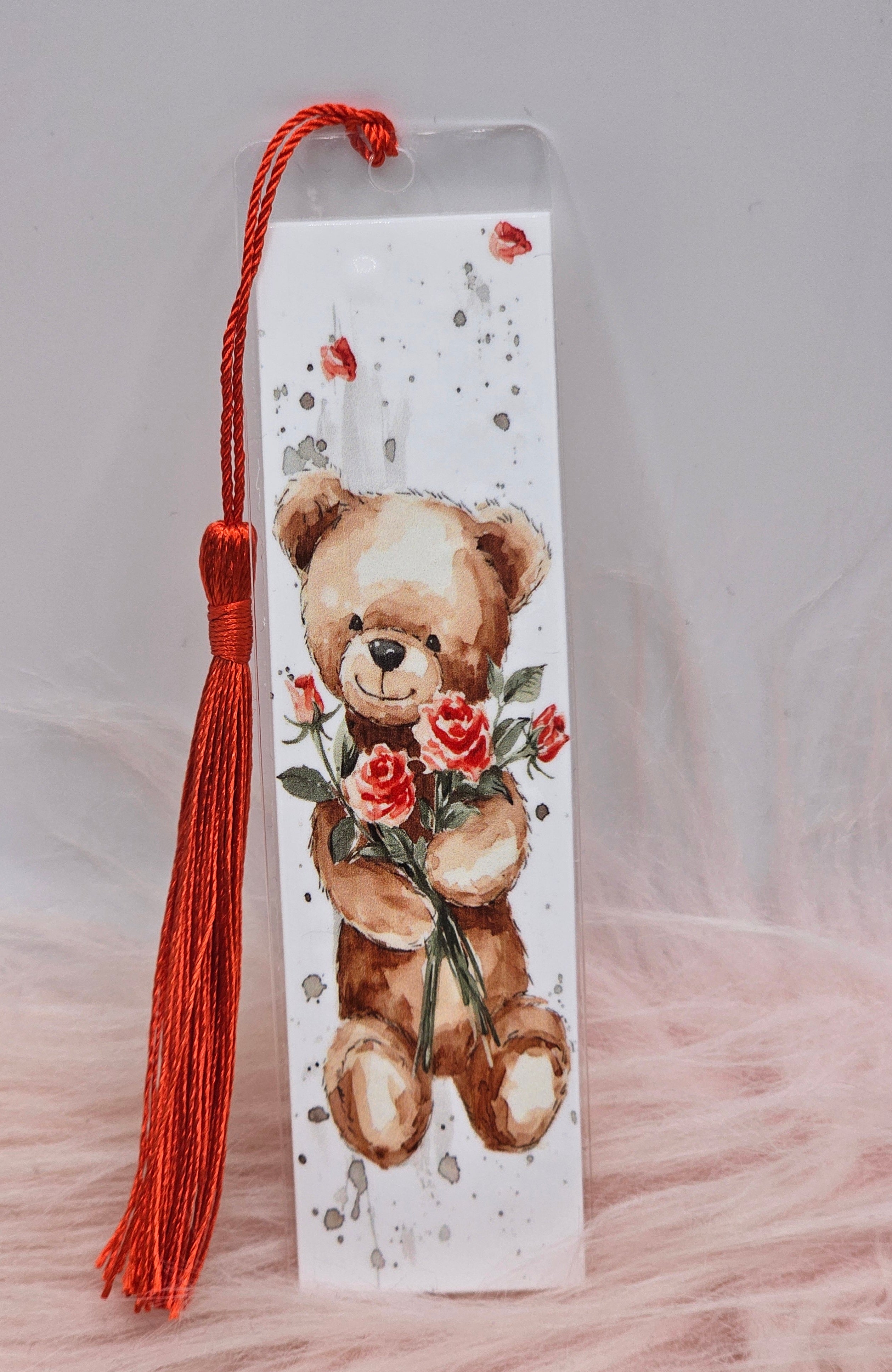 Rose Bear Bookmark
