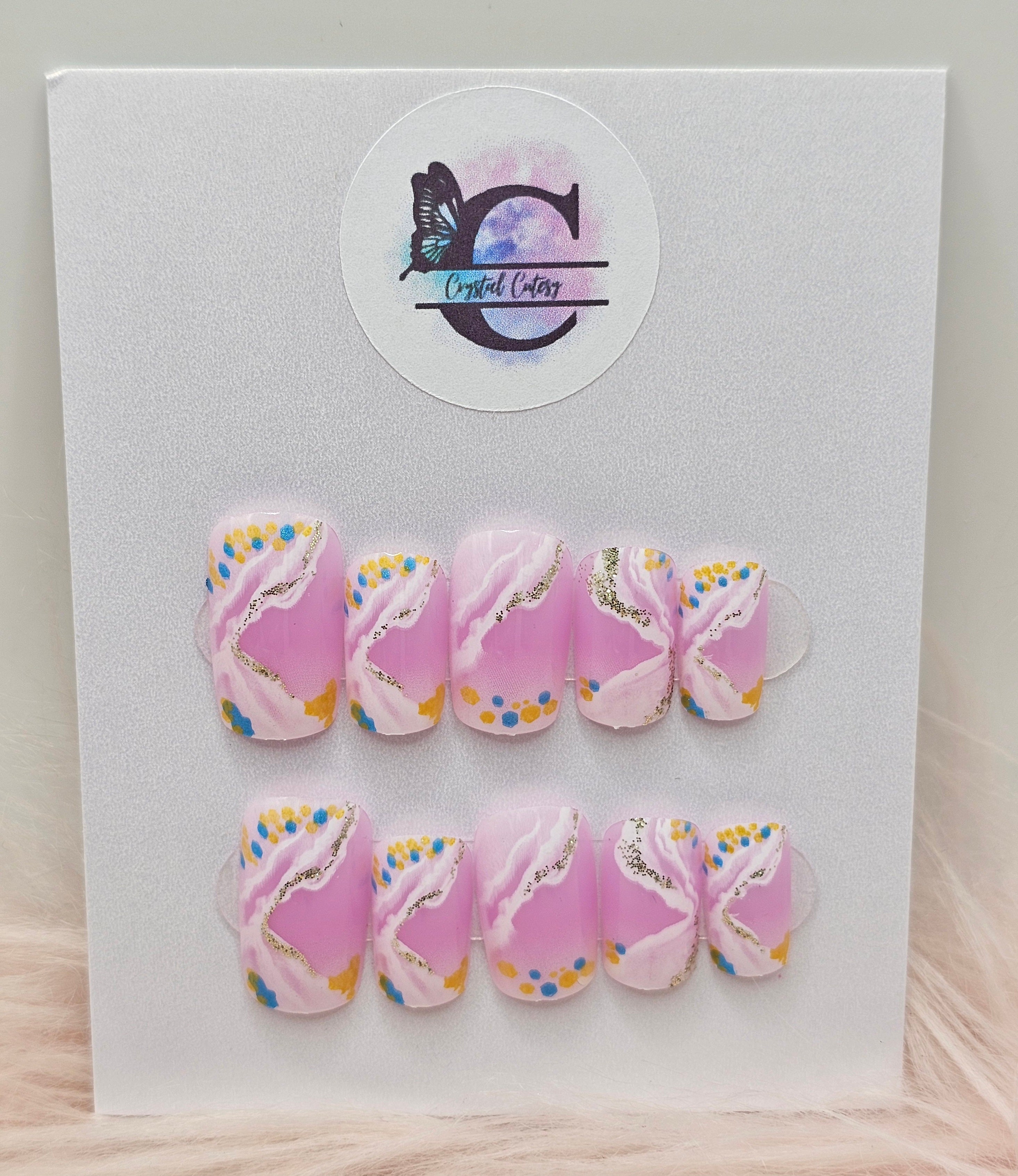 Candy Marble Dream 24pc Press On Nail Set
