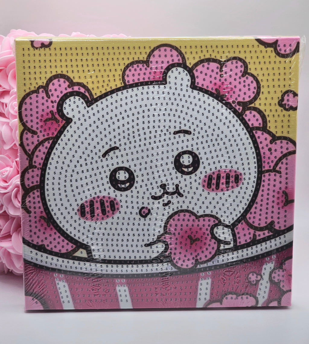 Chiikawa Diamond Painting Kit – 20 x 20cm Canvas