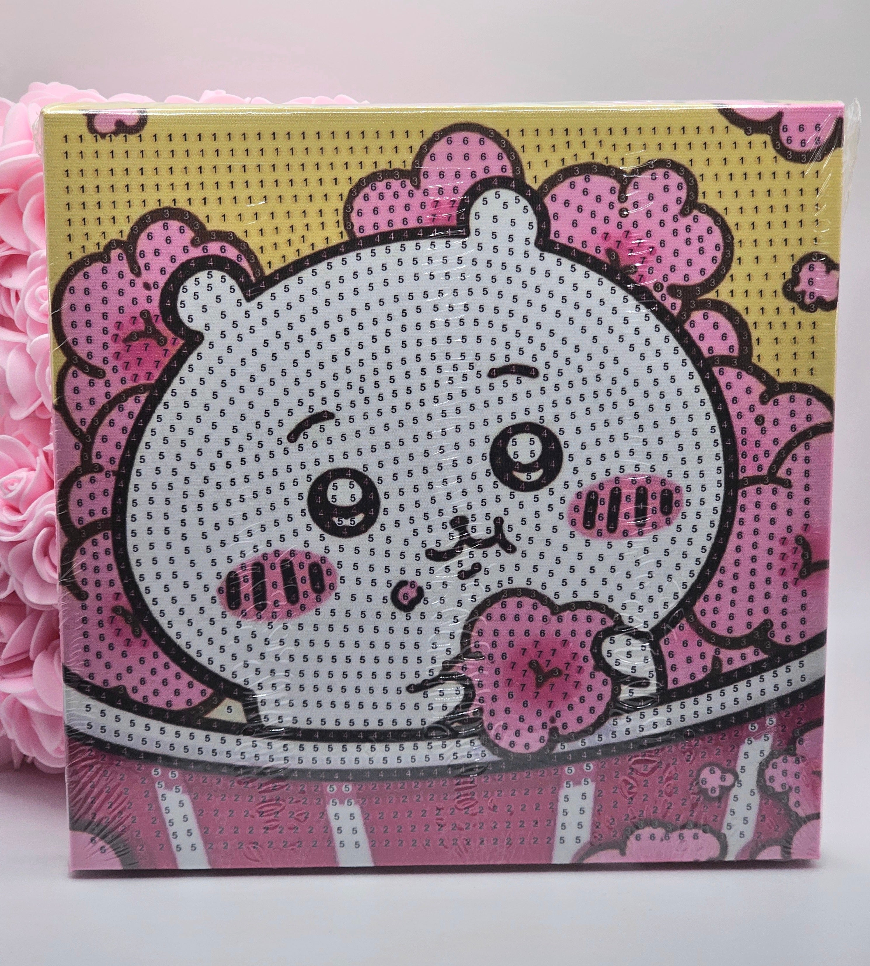 Chiikawa Diamond Painting Kit – 20 x 20cm Canvas