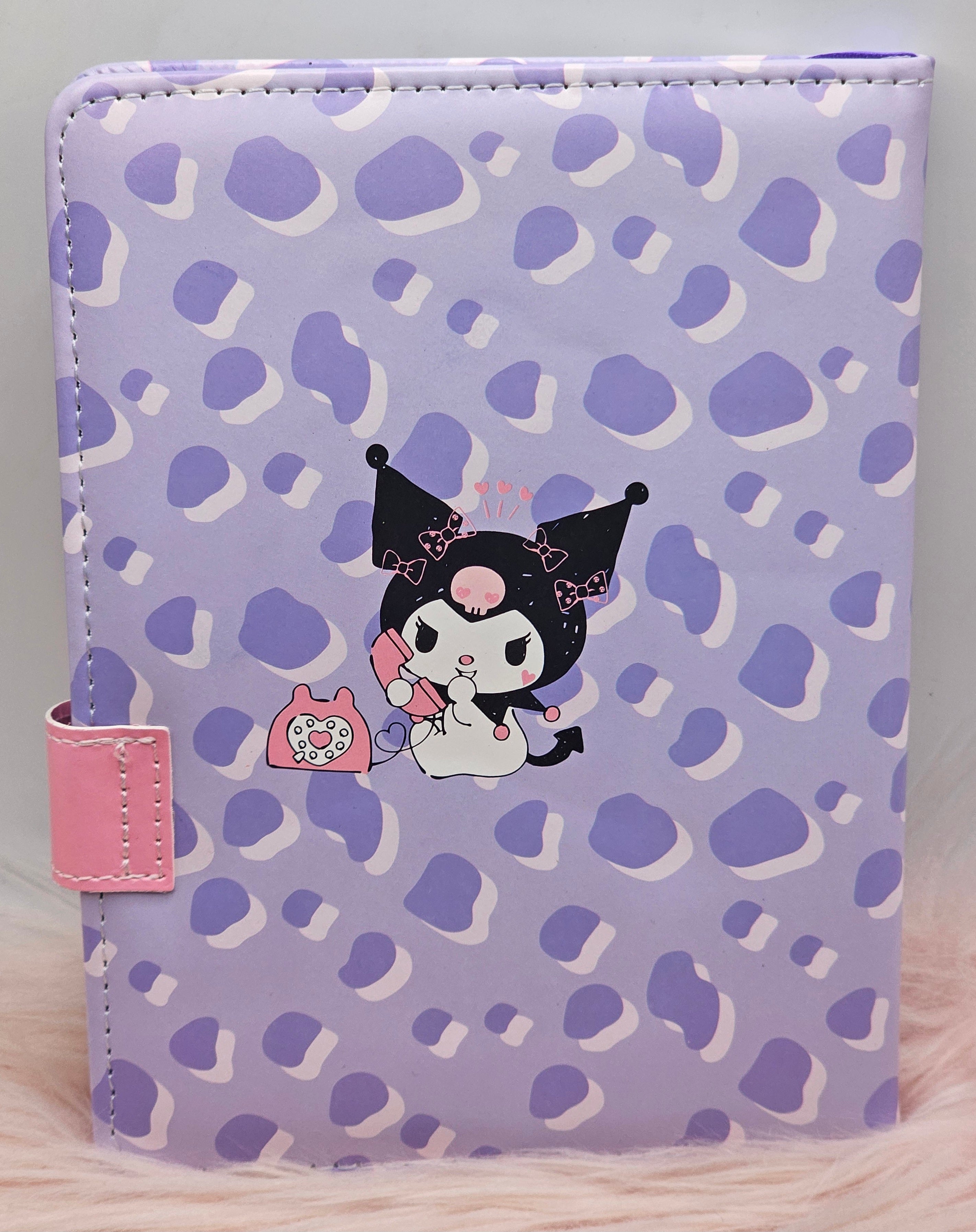 Kuromi A5 Magnetic Close Notebook