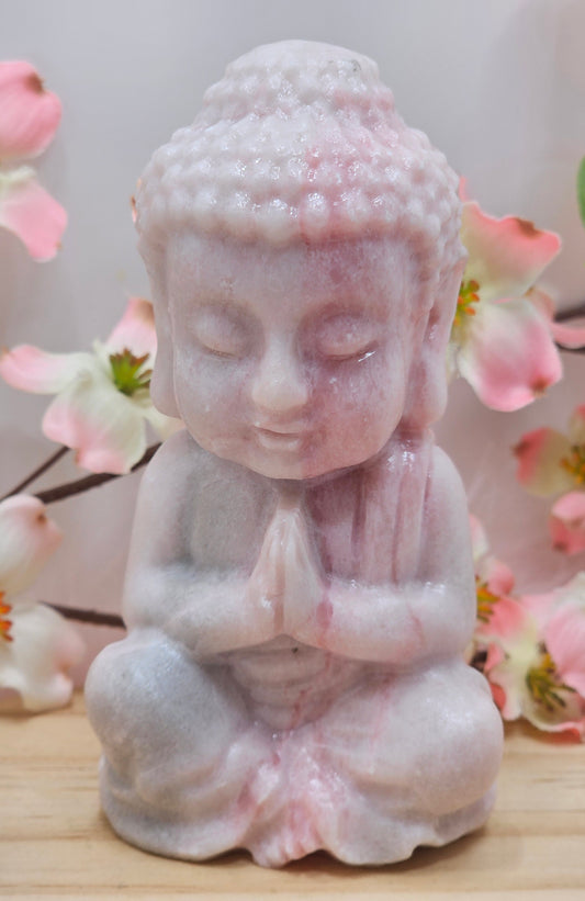 Pink Opal Buddha