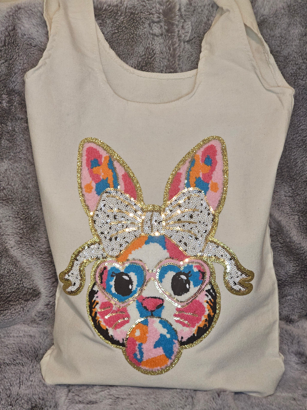 Bunny Canvas Tote Bag