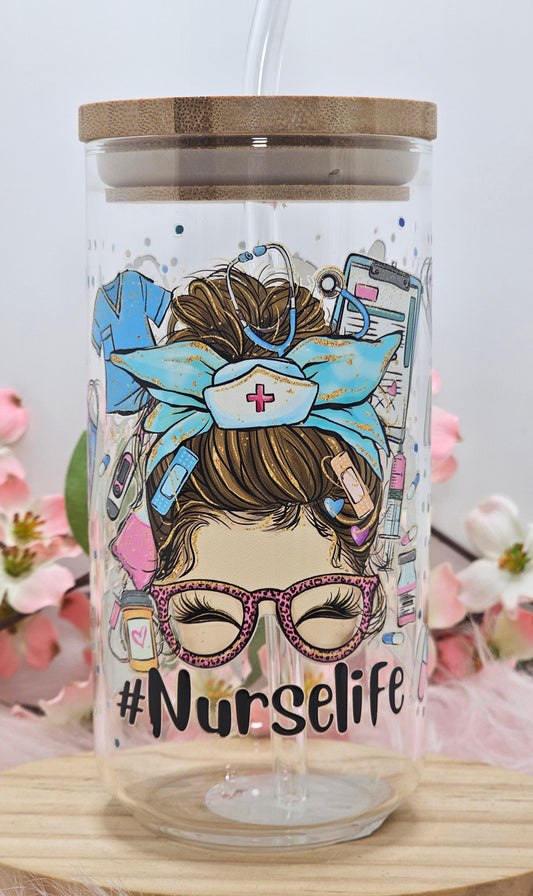 Nurse Life Can Glass
